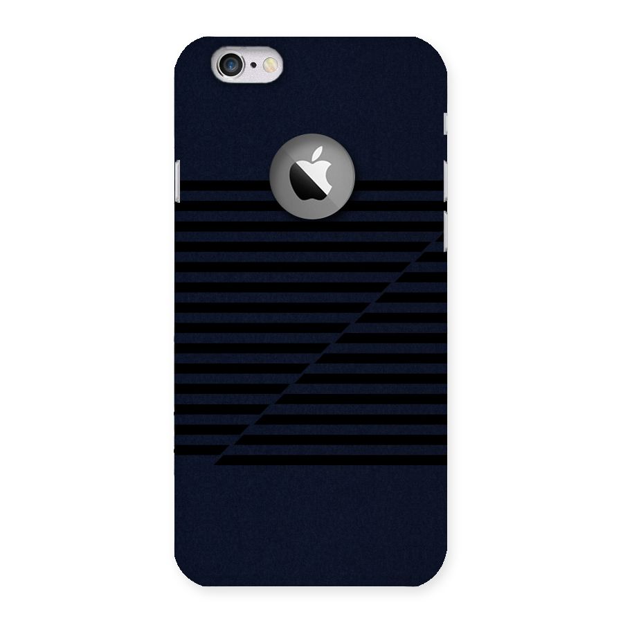 Classic Stripes Cut Back Case for iPhone 6 Logo Cut