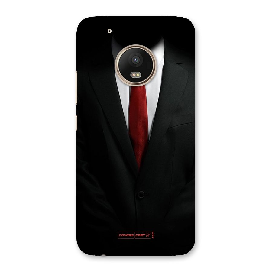 Classic Suit Back Case for Moto G5 Plus