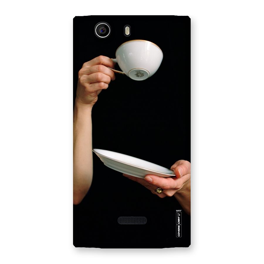 Classic Tea Cup Back Case for Canvas Nitro 2 E311
