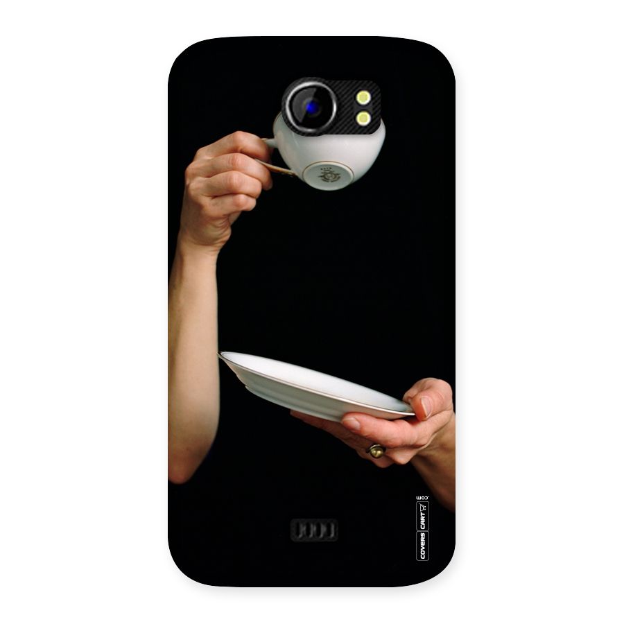 Classic Tea Cup Back Case for Micromax Canvas 2 A110