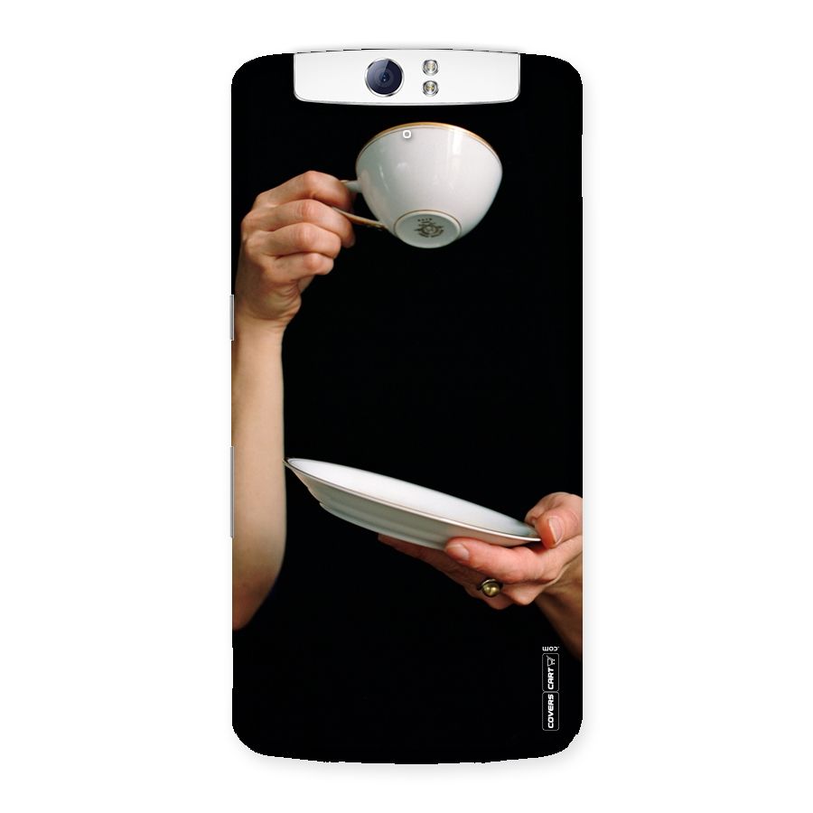 Classic Tea Cup Back Case for Oppo N1