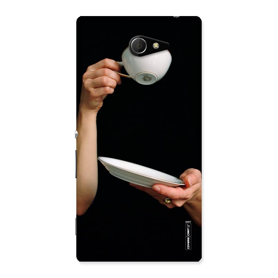 Classic Tea Cup Back Case for Sony Xperia M2