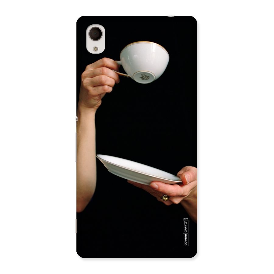 Classic Tea Cup Back Case for Sony Xperia M4