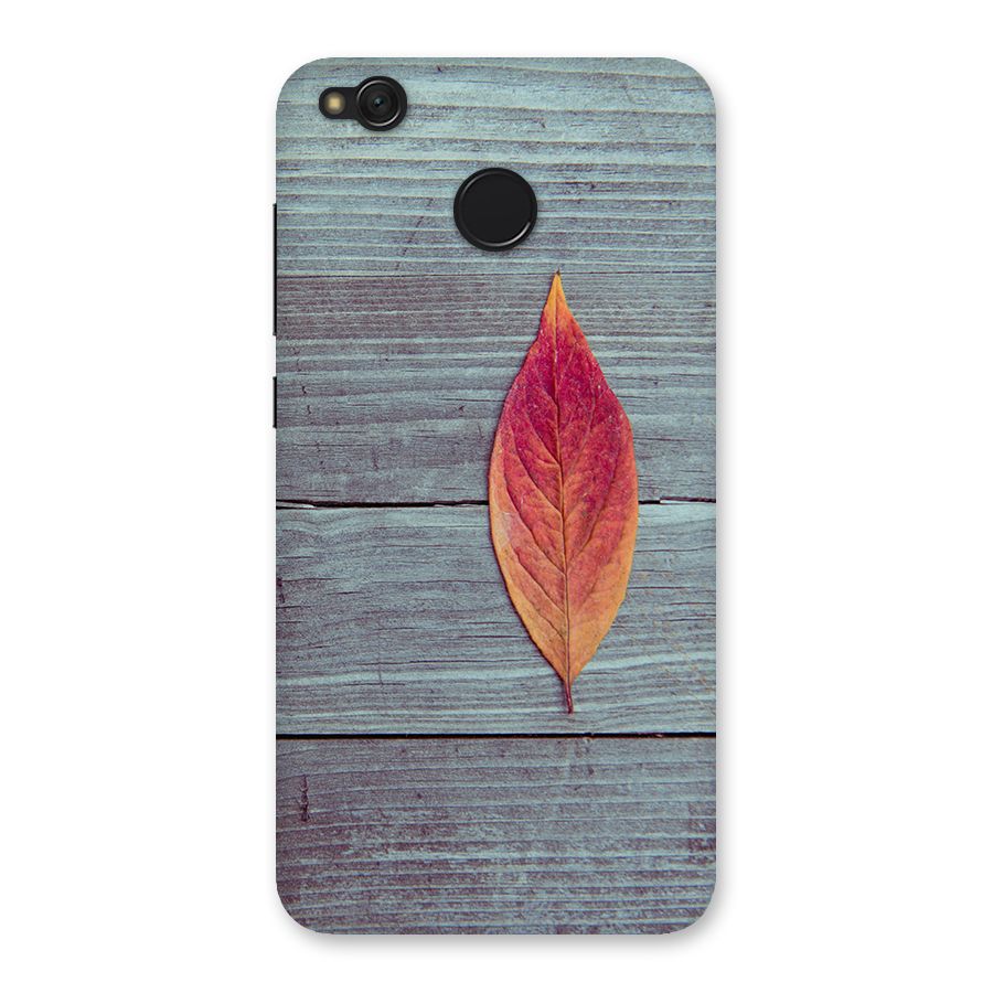 Classic Wood Leaf Back Case for Redmi 4