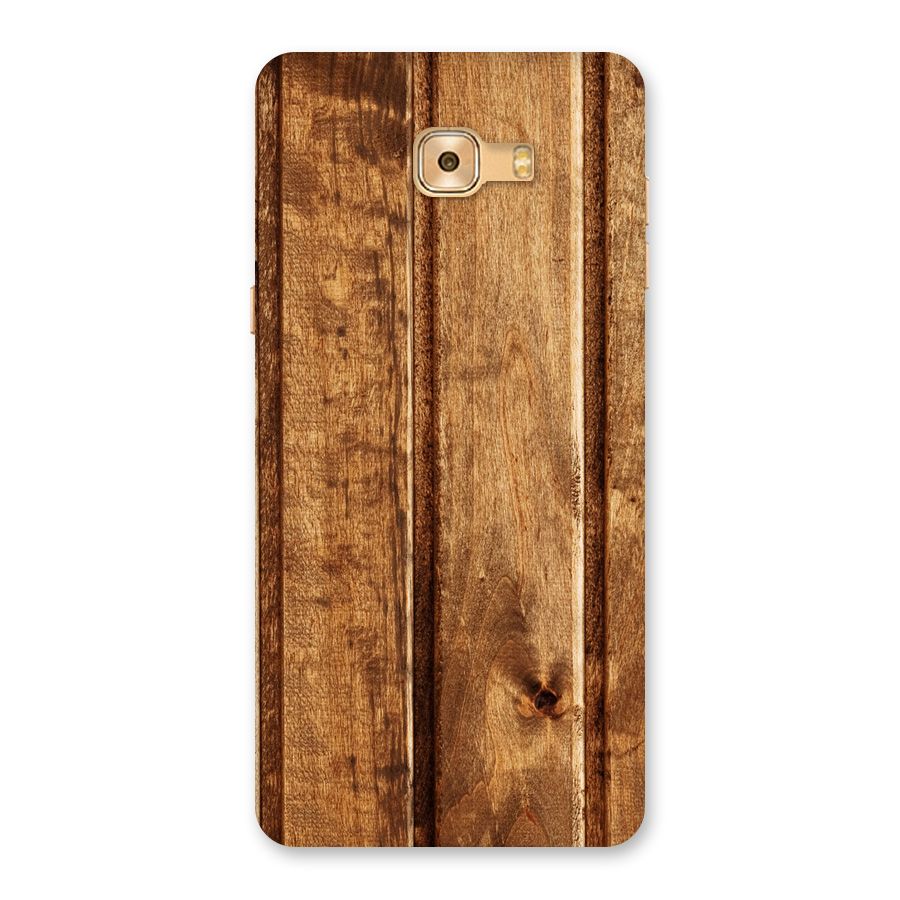 Classic Wood Print Back Case for Galaxy C9 Pro