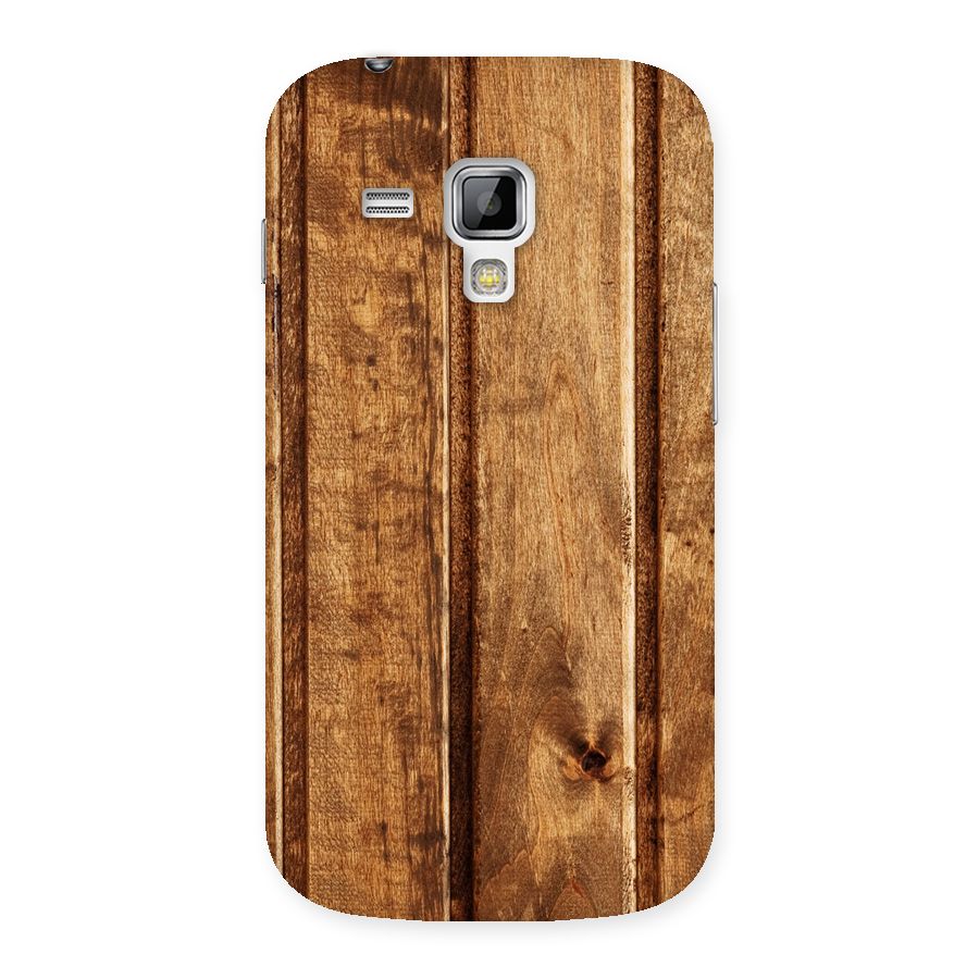 Classic Wood Print Back Case for Galaxy S Duos