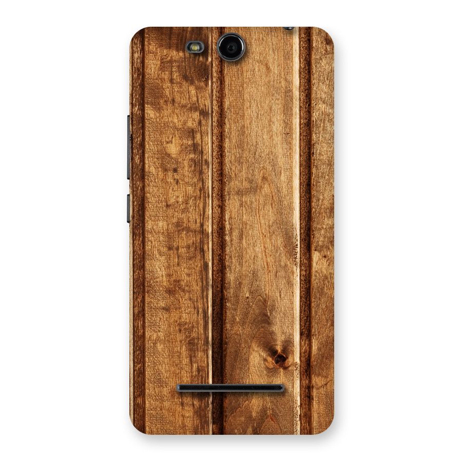 Classic Wood Print Back Case for Micromax Canvas Juice 3 Q392
