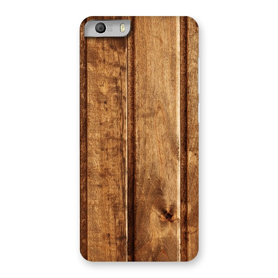 Classic Wood Print Back Case for Micromax Canvas Knight 2