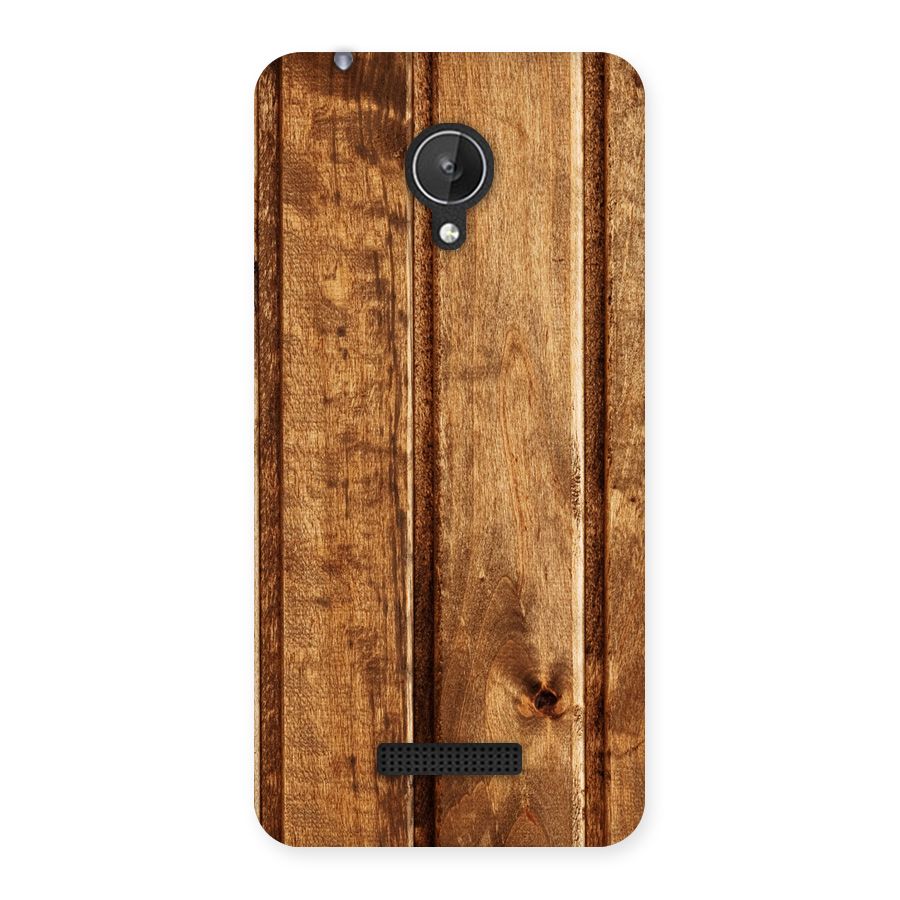 Classic Wood Print Back Case for Micromax Canvas Spark Q380