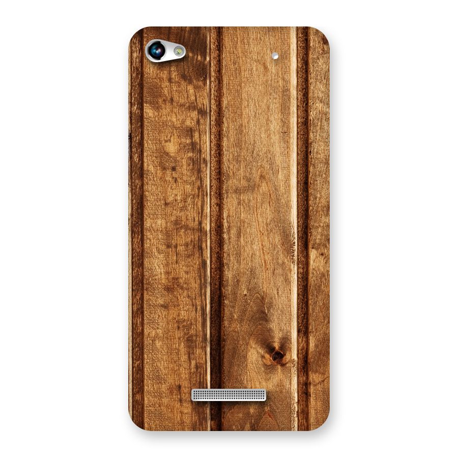 Classic Wood Print Back Case for Micromax Hue 2