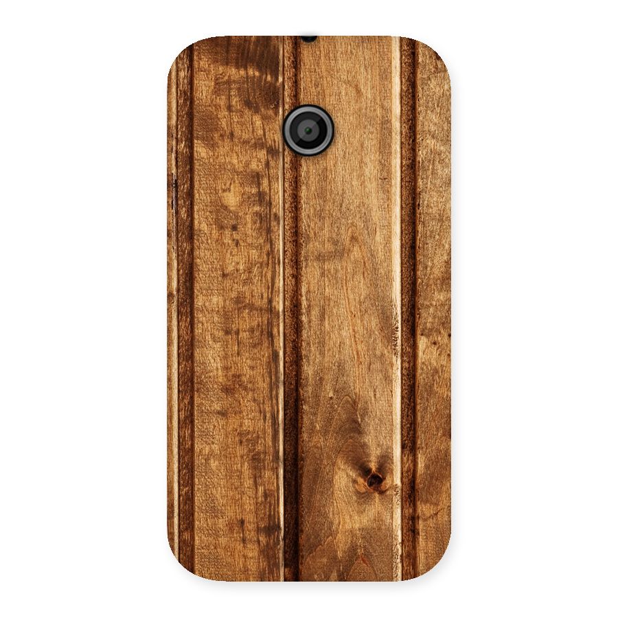 Classic Wood Print Back Case for Moto E