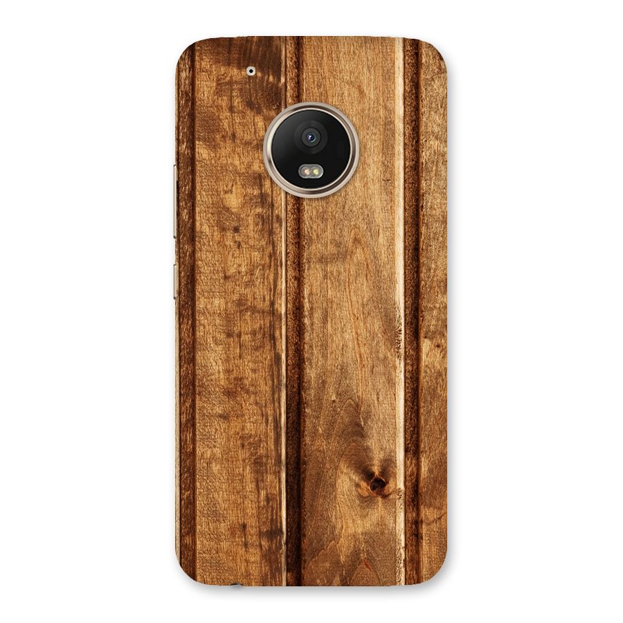 Classic Wood Print Back Case for Moto G5 Plus