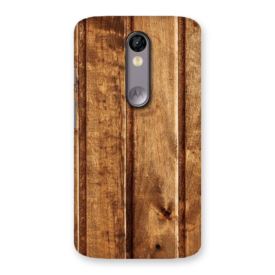 Classic Wood Print Back Case for Moto X Force