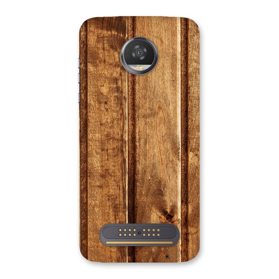 Classic Wood Print Back Case for Moto Z2 Play