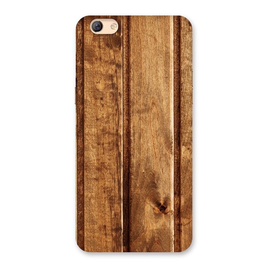 Classic Wood Print Back Case for Oppo F3 Plus