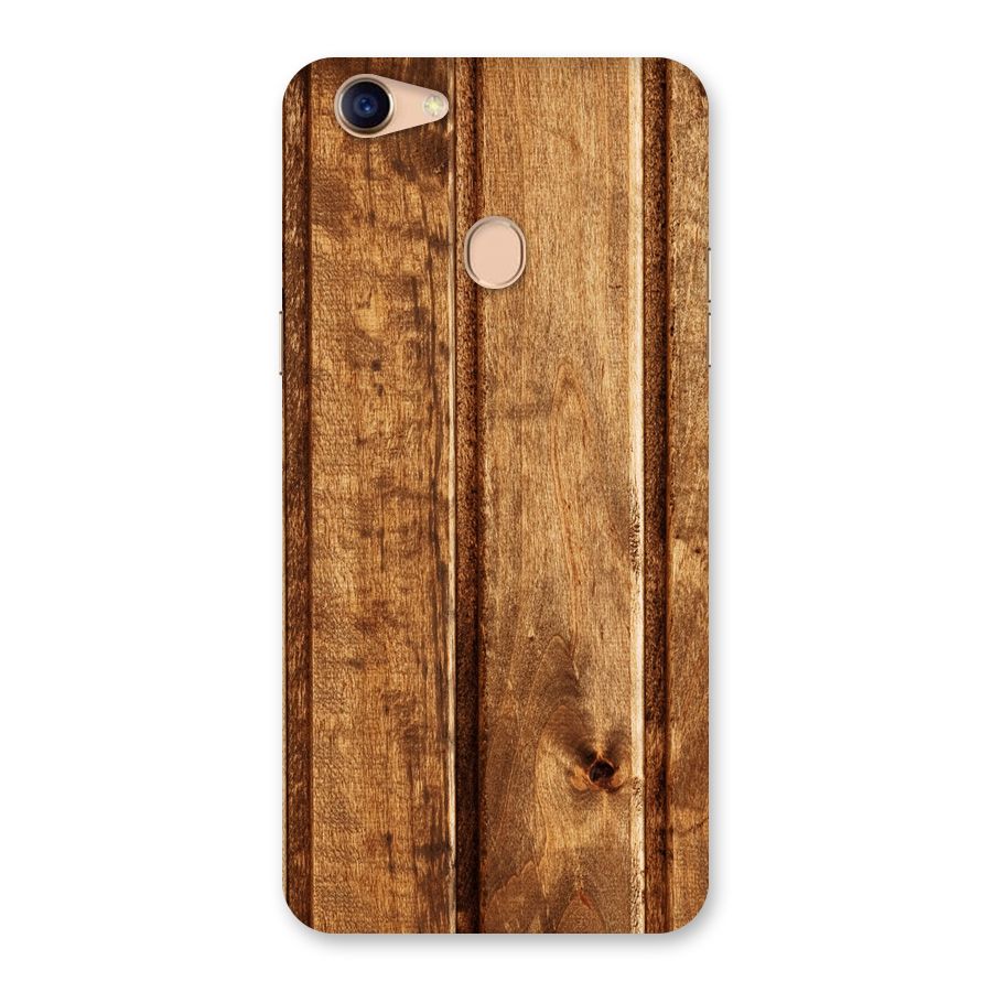 Classic Wood Print Back Case for Oppo F5