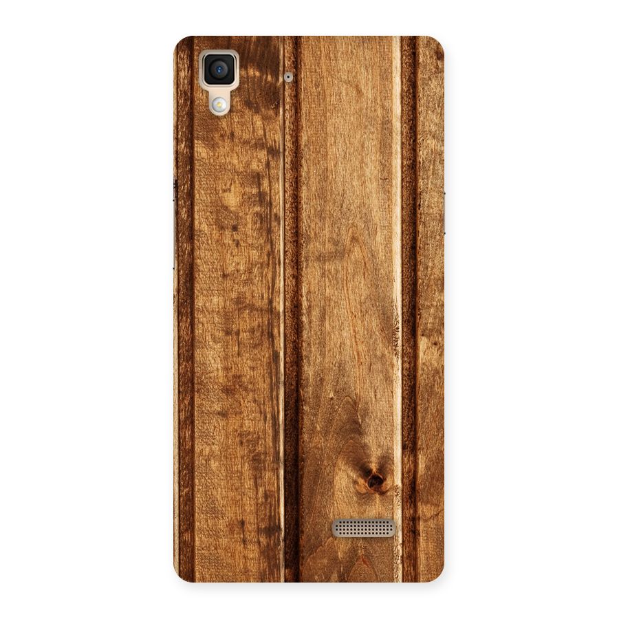 Classic Wood Print Back Case for Oppo R7