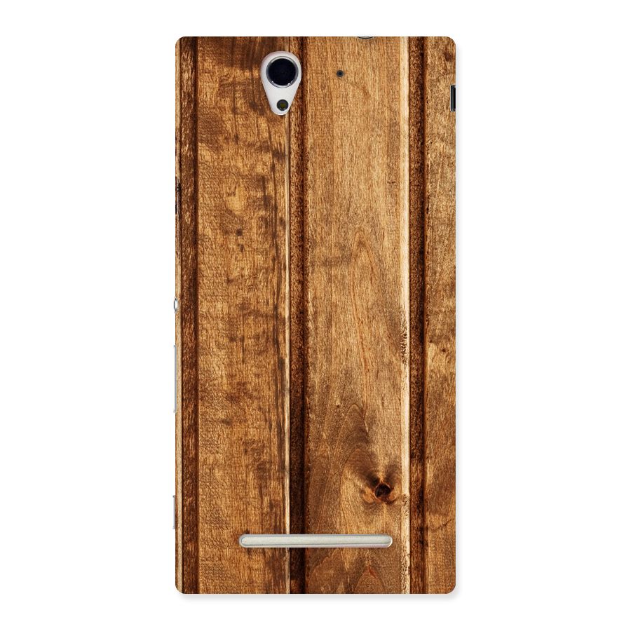 Classic Wood Print Back Case for Sony Xperia C3