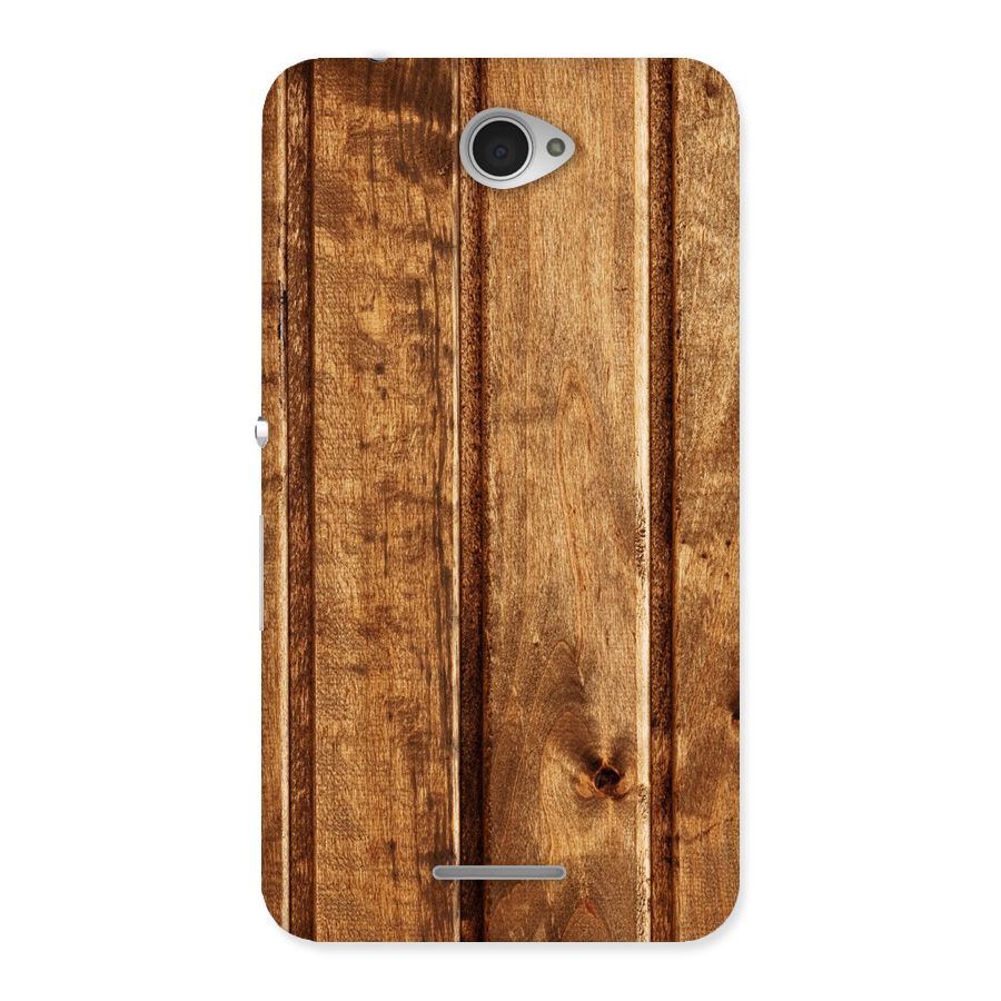 Classic Wood Print Back Case for Sony Xperia E4