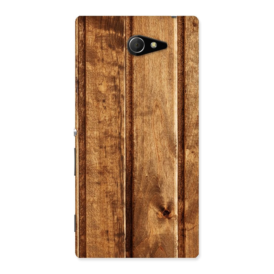 Classic Wood Print Back Case for Sony Xperia M2