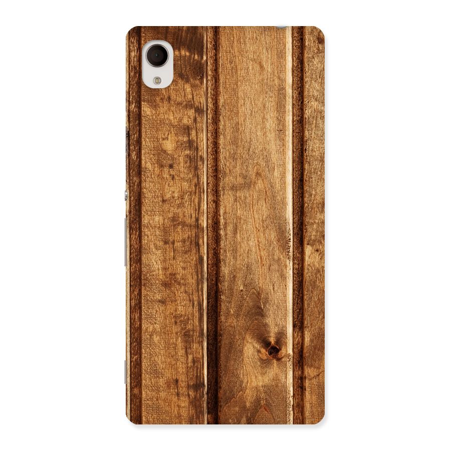 Classic Wood Print Back Case for Sony Xperia M4
