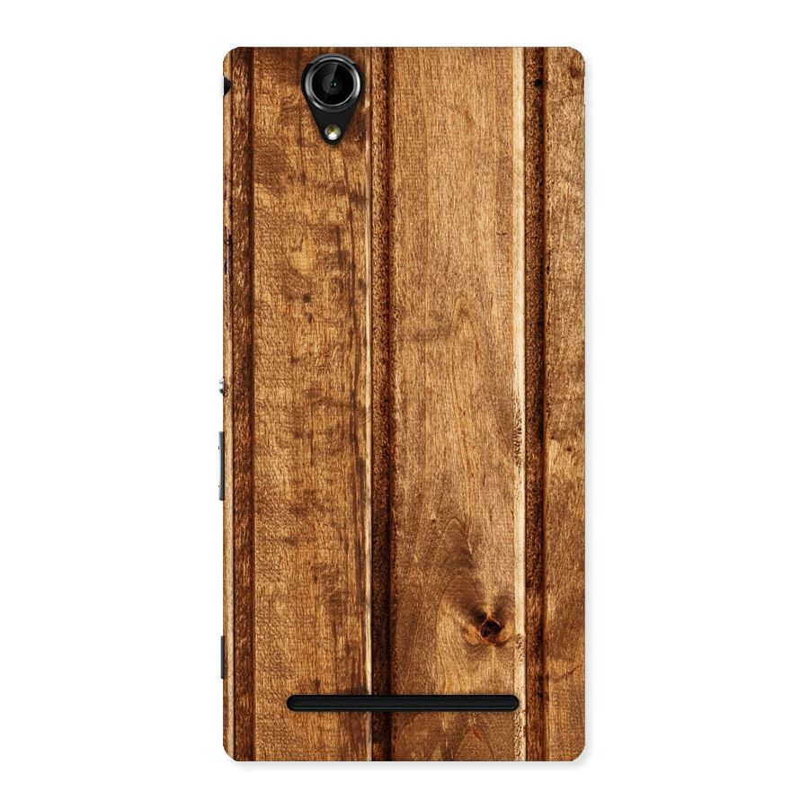 Classic Wood Print Back Case for Sony Xperia T2