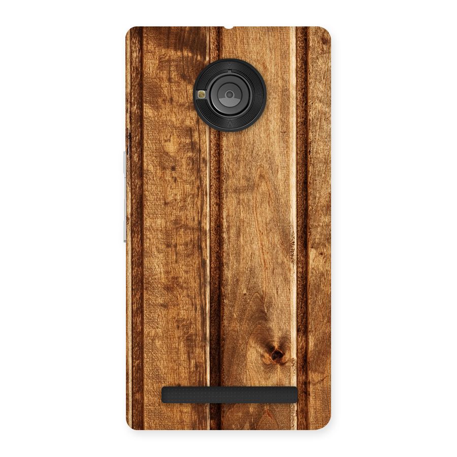 Classic Wood Print Back Case for Yu Yuphoria