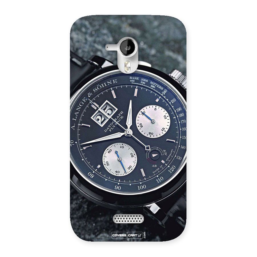 Classic Wrist Watch Back Case for Micromax Canvas HD A116