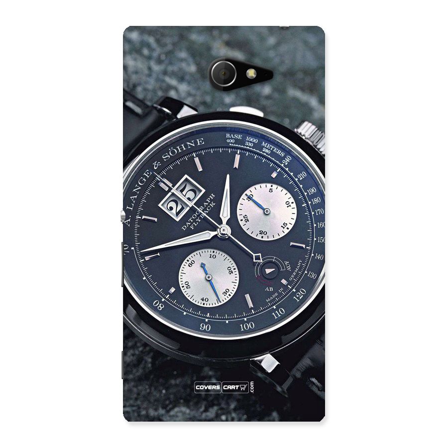 Classic Wrist Watch Back Case for Sony Xperia M2