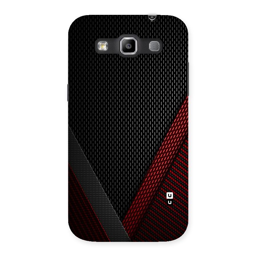 Classy Black Red Design Back Case for Galaxy Grand Quattro