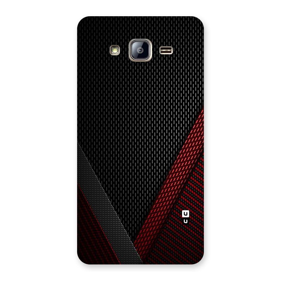 Classy Black Red Design Back Case for Galaxy On5