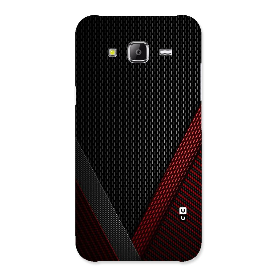 Classy Black Red Design Back Case for Samsung Galaxy J2 Prime