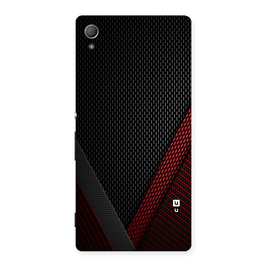 Classy Black Red Design Back Case for Xperia Z4