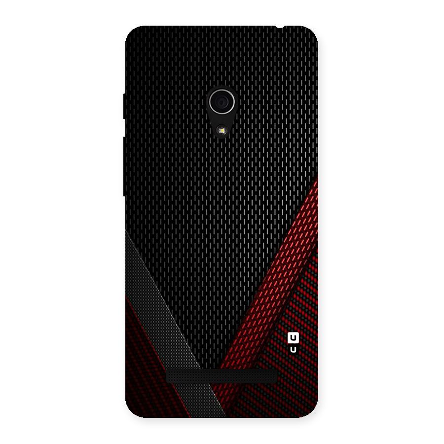 Classy Black Red Design Back Case for Zenfone 5