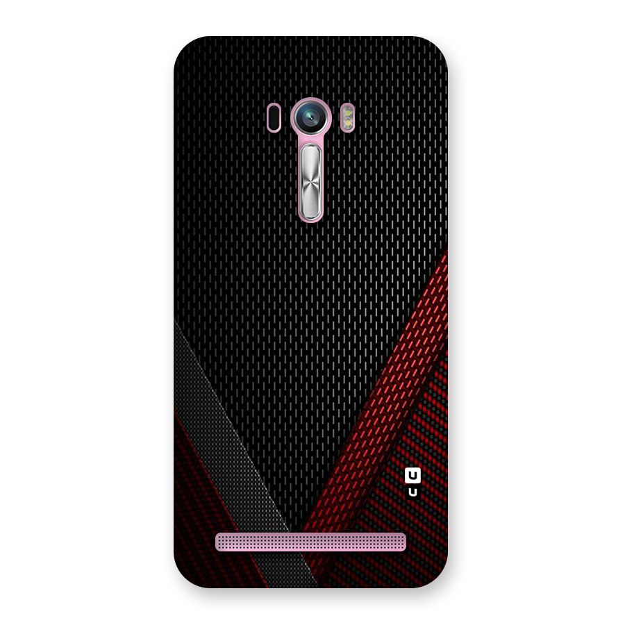 Classy Black Red Design Back Case for Zenfone Selfie