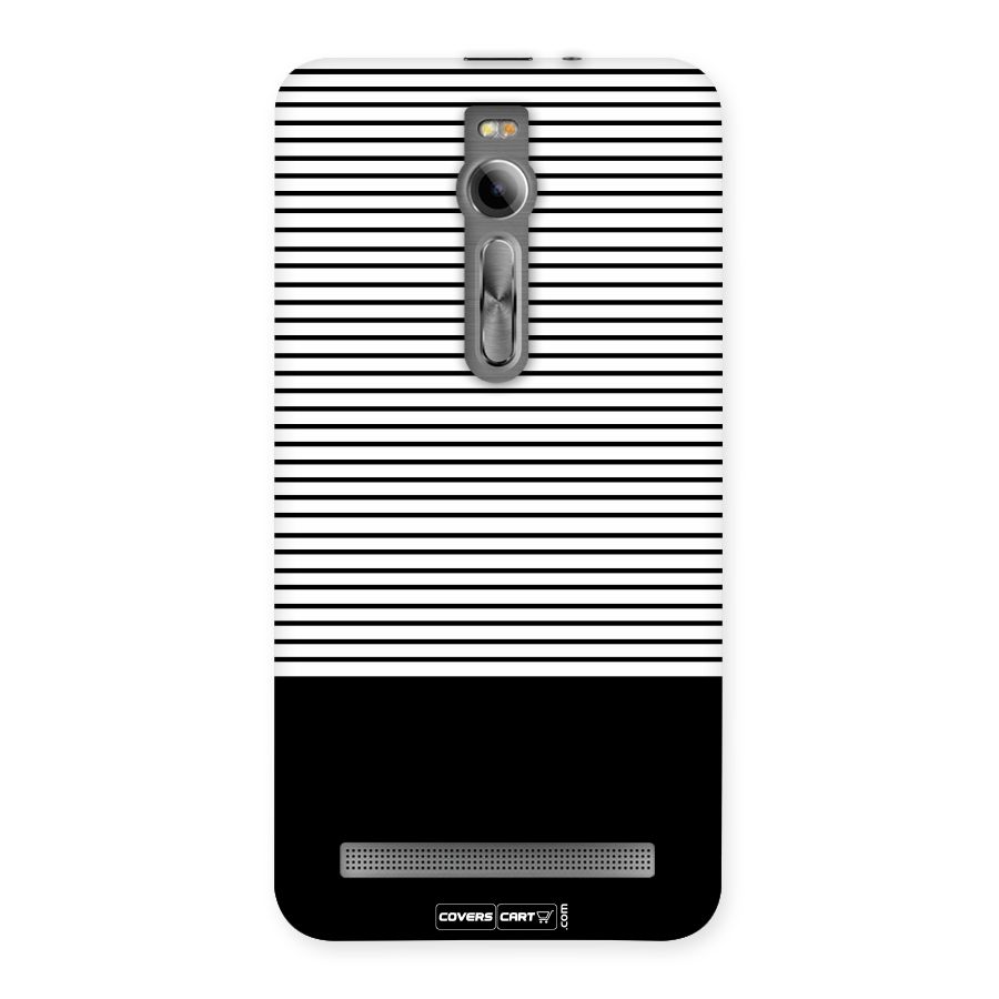 Classy Black Stripes Back Case for Asus Zenfone 2
