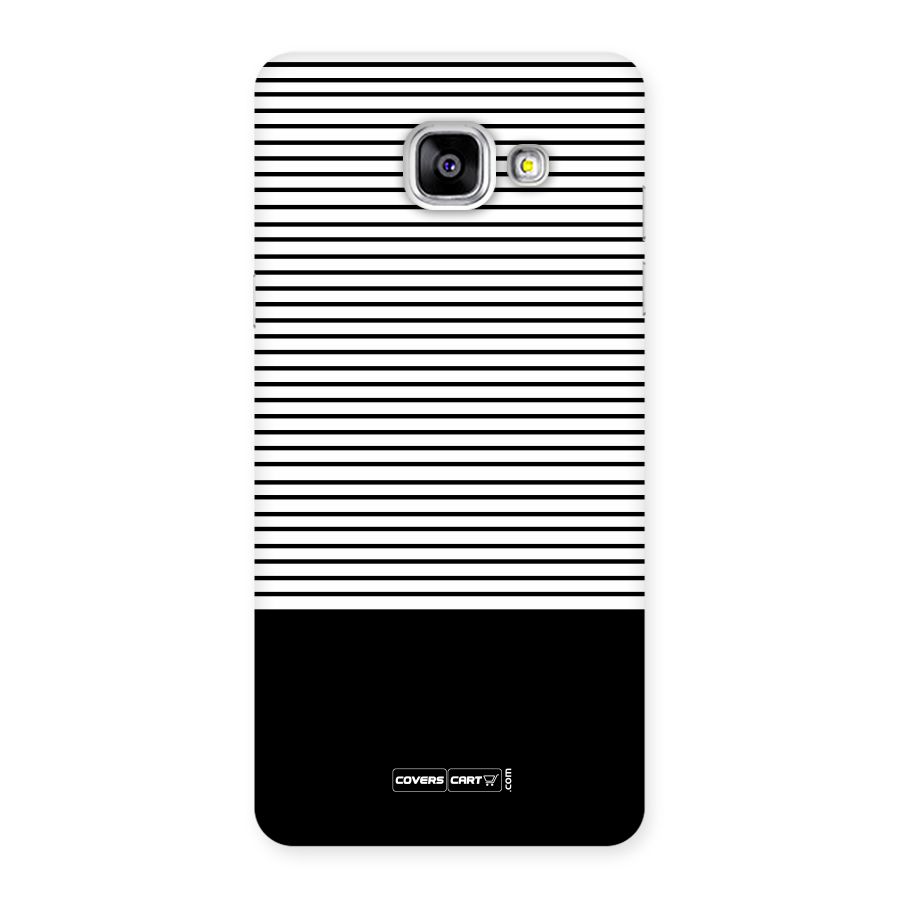 Classy Black Stripes Back Case for Galaxy A5 2016