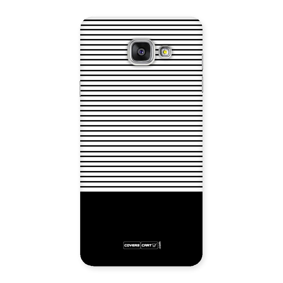 Classy Black Stripes Back Case for Galaxy A7 2016