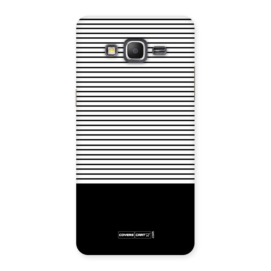 Classy Black Stripes Back Case for Galaxy Grand Prime