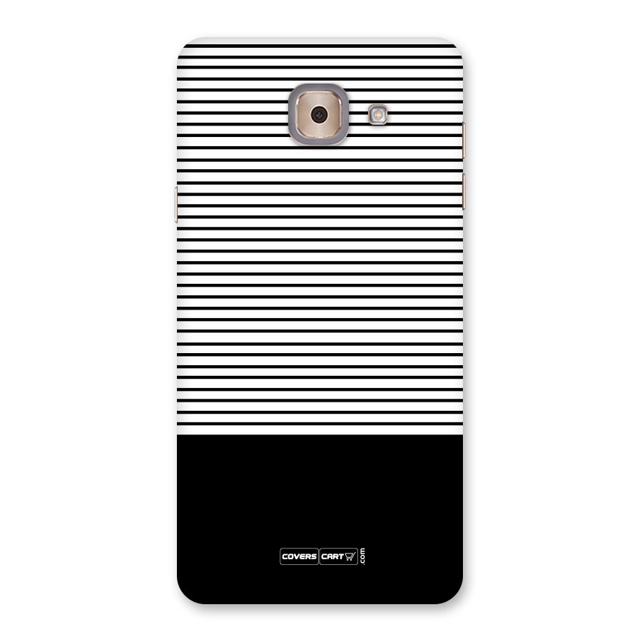 Classy Black Stripes Back Case for Galaxy J7 Max
