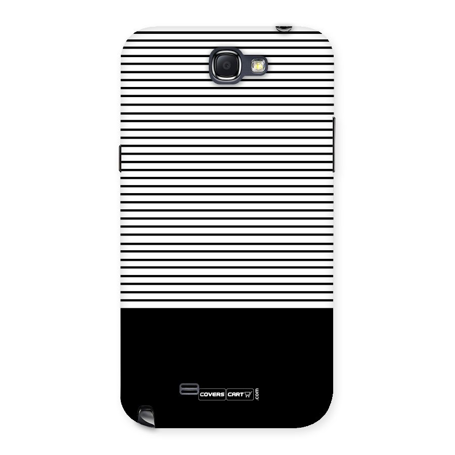 Classy Black Stripes Back Case for Galaxy Note 2