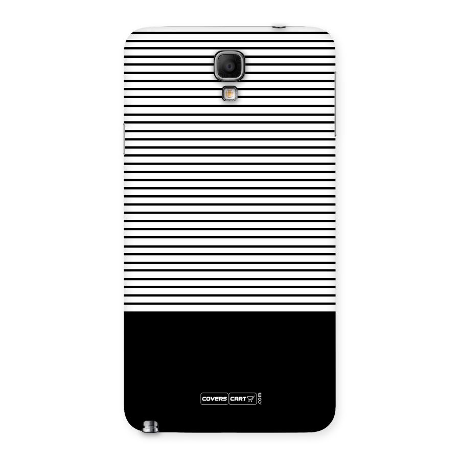 Classy Black Stripes Back Case for Galaxy Note 3 Neo