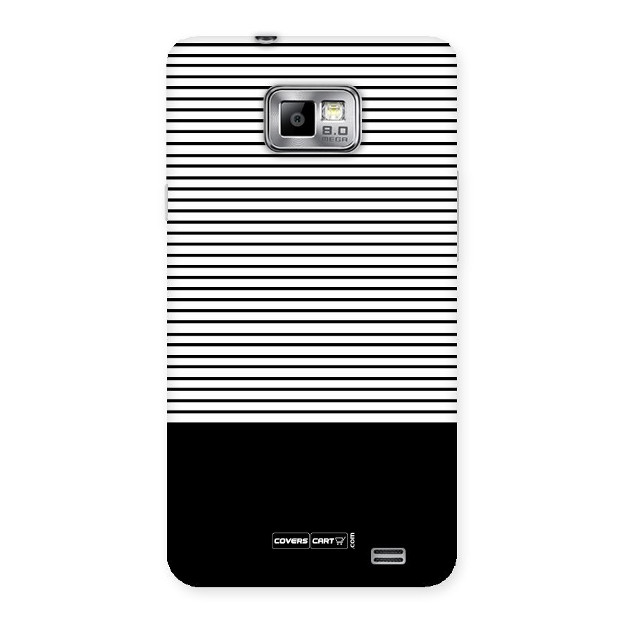 Classy Black Stripes Back Case for Galaxy S2