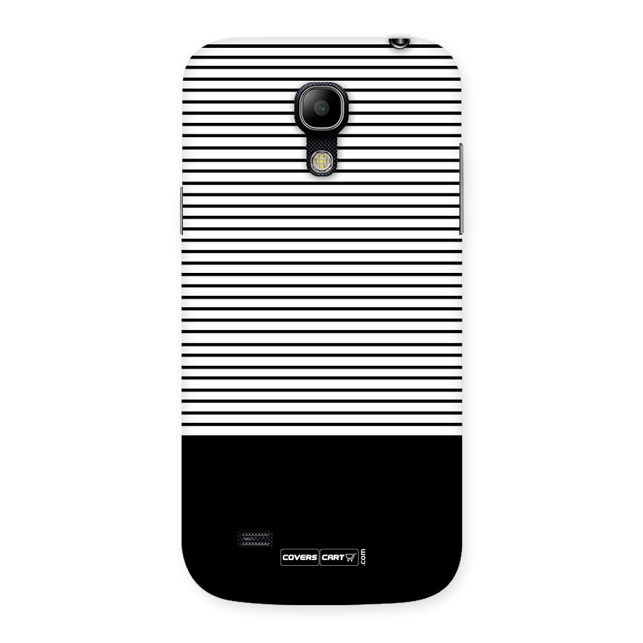 Classy Black Stripes Back Case for Galaxy S4 Mini