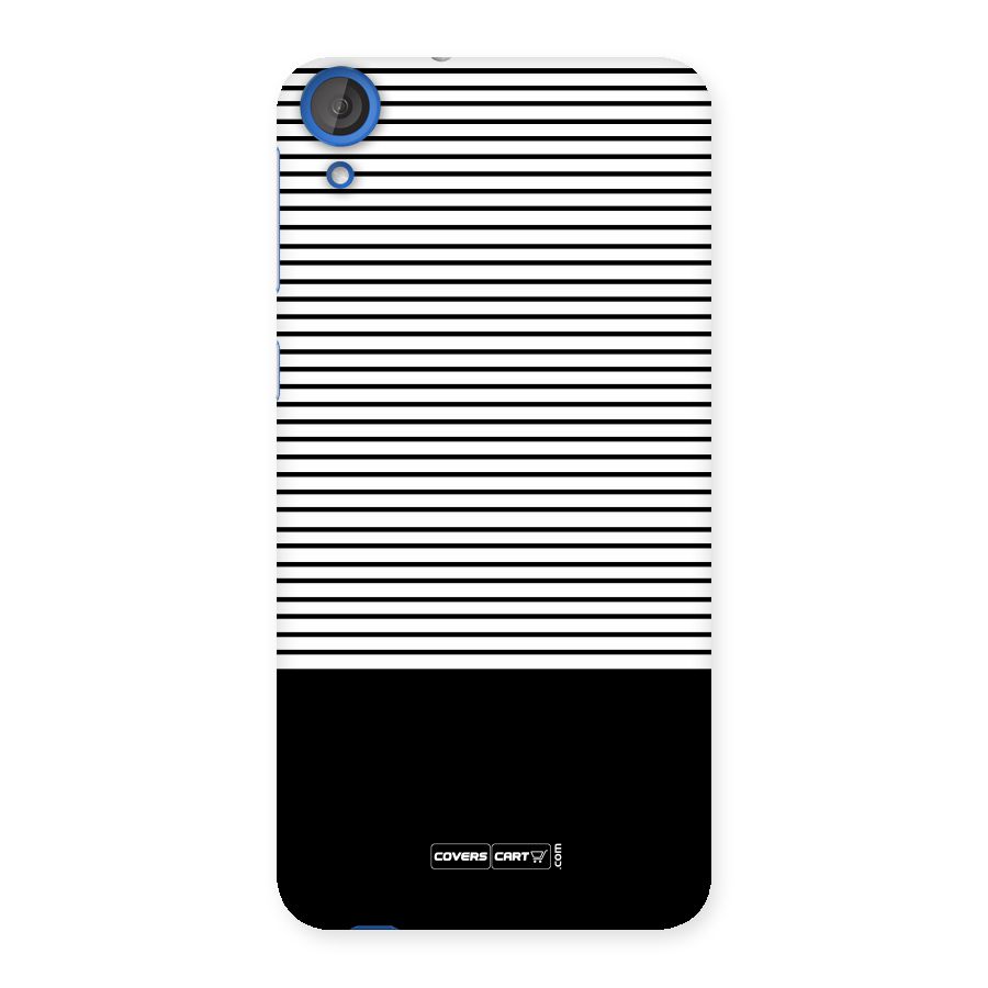 Classy Black Stripes Back Case for HTC Desire 820s