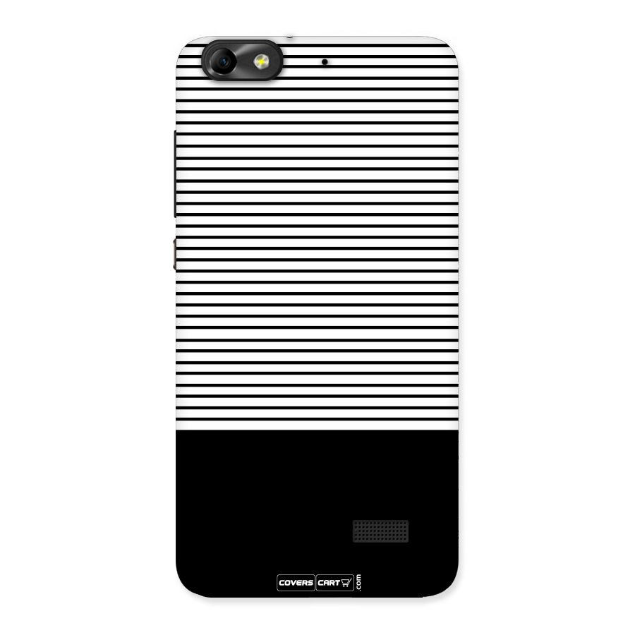 Classy Black Stripes Back Case for Honor 4C
