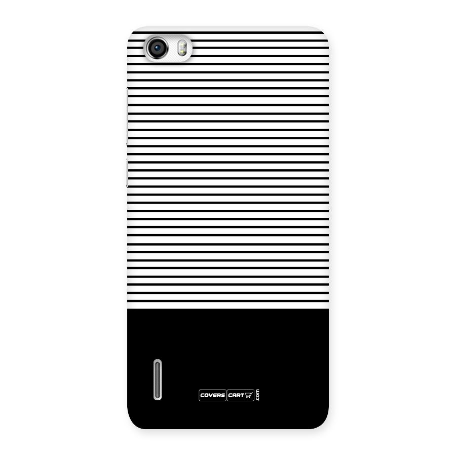 Classy Black Stripes Back Case for Honor 6