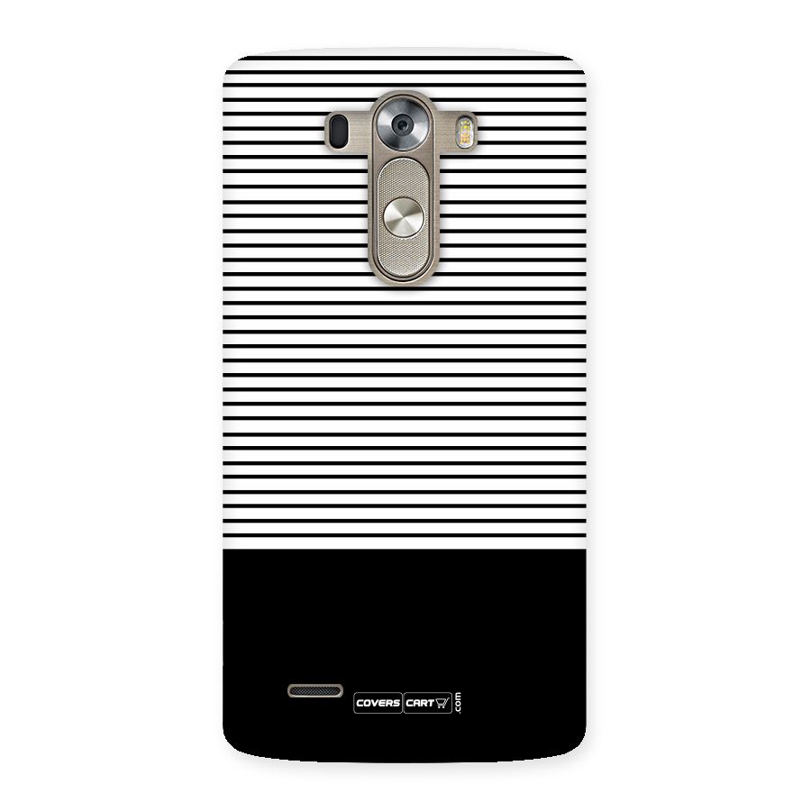 Classy Black Stripes Back Case for LG G3
