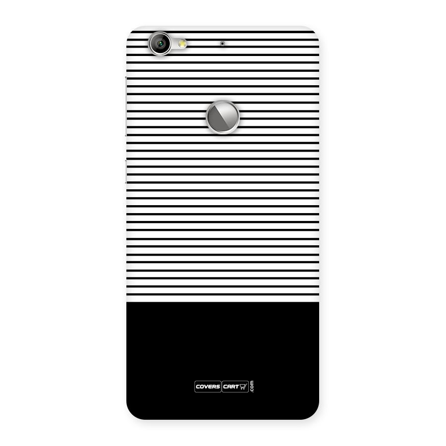 Classy Black Stripes Back Case for LeTV Le 1s