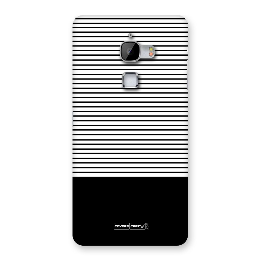 Classy Black Stripes Back Case for LeTv Le Max